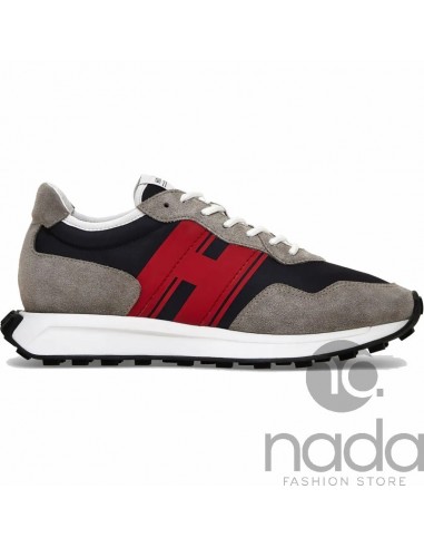 Hogan Sneakers H601 Grey Blue Red