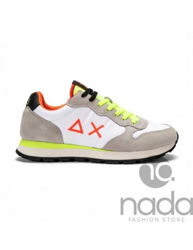 SUN68 SNEAKERS TOM SOLID FLUO WHITE