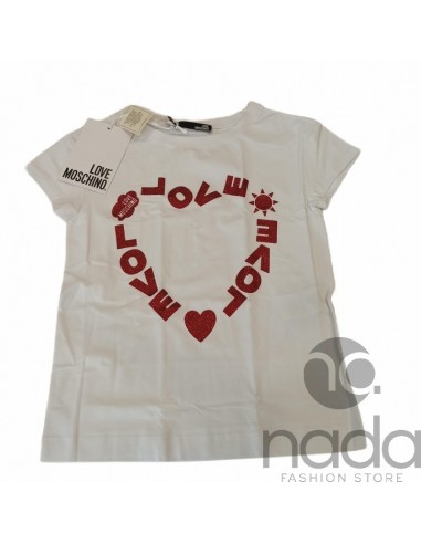 Love Moschino T-Shirt Cuore Logato